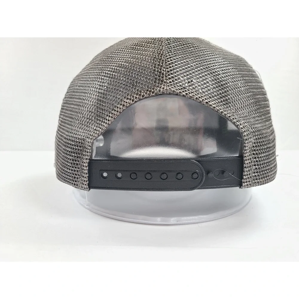 Arcadian Outfitters Gadsden Flag‎ Patch Trucker Hat Mens Black Gray Snapback Cap